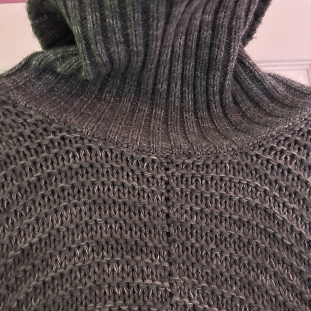UGG Charcoal Cowl neck poncho